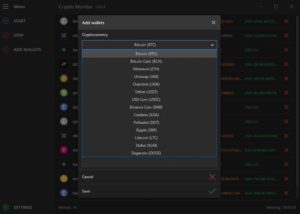 Crypto Monitor – все криптовалютные активы в одном месте